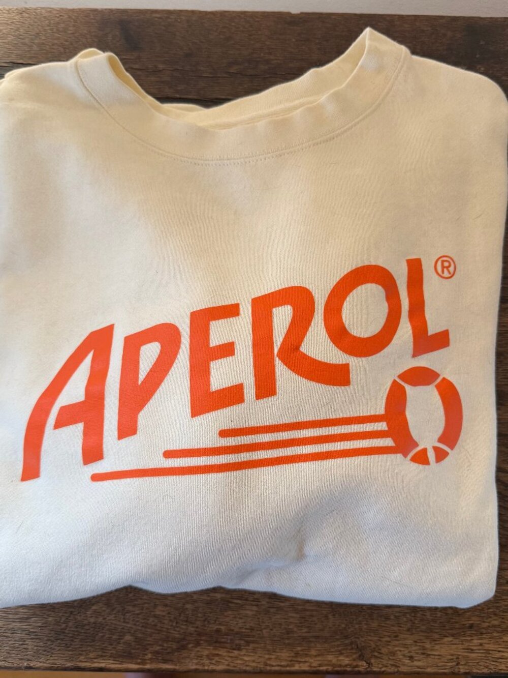 Aperol Sweatshirt, US Open Tennis Collection, White, XL, New